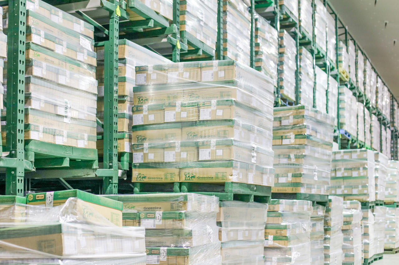 Greenlea cartons on pallets Greenlea cartons on pallets